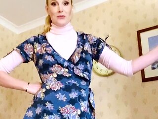 Amateur striptease and Solo masturbation