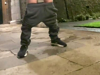 Peeing In Public At Night Compilation