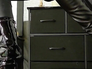 Try on My New Leather Gloves