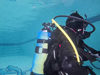 Underwater Domination in Full Scuba Gear