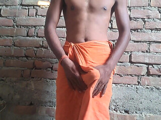 Young Desiboy Masterbation in Bathroom Solo