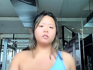 Big boobs milf masturbates with her dildo