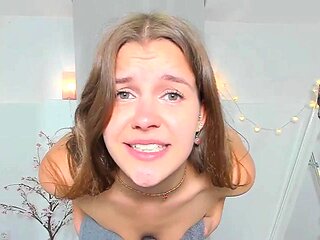 Super cute petite teen babe webcam teasing show