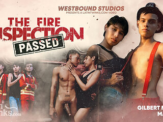 Gilbert Moon Can't Afford to Close His Club, so He Pays Firefighter Maicol with a Blowjob and His Ass