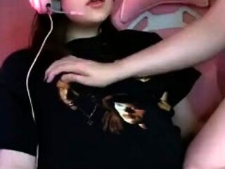 Gamer Malenabb Masturbates With Helping Hand