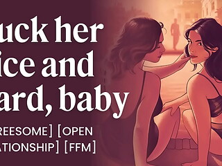 First time threesome with two women [audio porn for women] - EROTIC ASMR AUDIO PORN