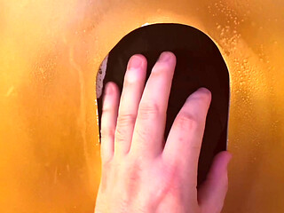 Thick horny XL cock enjoys the deep blowjob