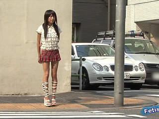 Petite asian girl gets hammered rough by two horny guys