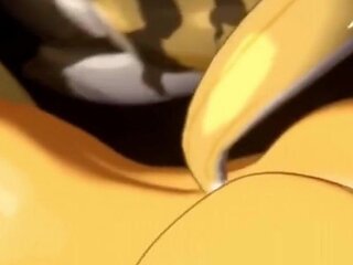 Playing with Laras Big Fat Breasts, Thicc Ass Pulchra Backshots, Bald Pussy Zinogre Creampie Ride