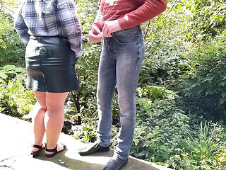 Amateur Cumshot Compilation: Homemade Outdoor Sex with Mature BBW MILFs