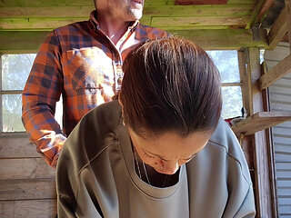 Hot MILF Gets Fucked Hard in the Ass Outside and Shows Her True Face of Anal