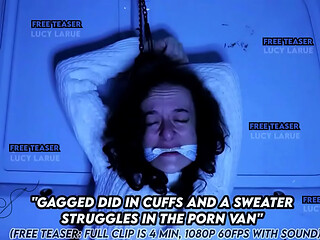 &quot_Gagged DID in Cuffs and a Sweater Struggles in the Porn Van&quot_