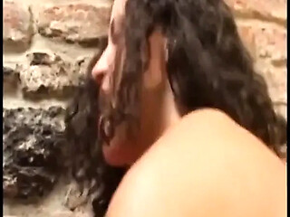 Fingers Shoved Deep in the Slut's Mouth