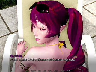 3D Fantasy Game Animation - Harem Adventure Scene (Cinematic Gameplay)
