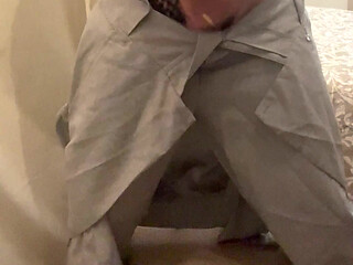 Masturbation session after labor