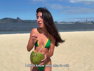 Sex with a Brazilian on Vacation in Rio de Janeiro - Cum in Mouth Swallow