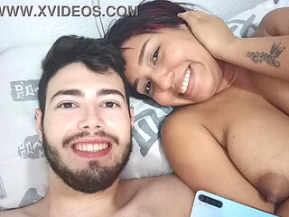 18 year old brunette big saggy tits from New York United States fucking her stepbrother's big dick troc