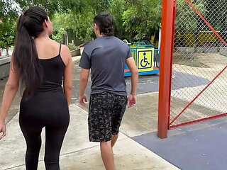 Unknown Latina with Big Ass Loves to Fuck, Asks Me to Stick My Big Dick in Her Tight Pussy