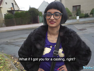 French Babe Big Dick Fill