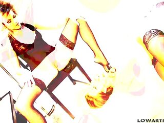 Exotic Samantha Ryan and nika noire: Babe, Xhamster  Lesbian Porn