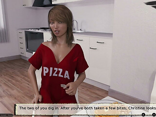 College Girl Christine Learns Defensive Moves From Step Stepfather Asura After the Compliment with a Tight Hug