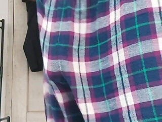 Huge Black Dick Morning Workout and Pulls Out Veiny Cock