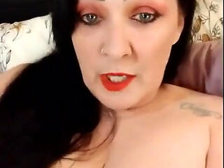 Big Closeup Yawns Topless Small Talk