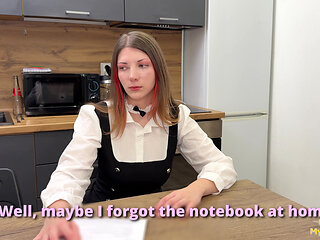 Schoolgirls 18+ get really horny when teachers fuck them to give good grades