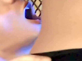 Blonde Stranger Tit Cumshot