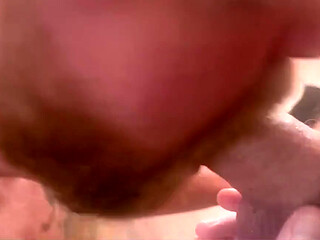 Sucking off Stepdad in the Morning