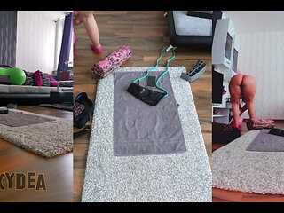 Dive Into Pure Sensuality: Triple Cam View of My Naked Workout!