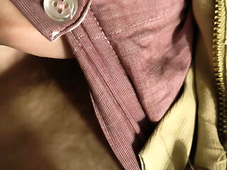 Straight married man solo jerk off until big cumshot
