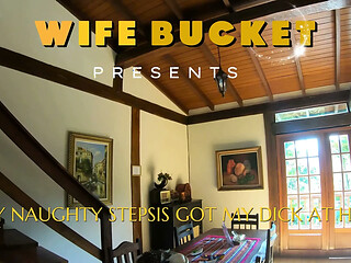 My naughty stepsis got my dick at home and I shared it all with Wifebucket