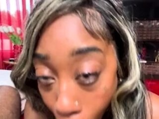 Ebony Getting Fucked In The Living Room