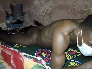 This African Black Guy is good at humping his bed