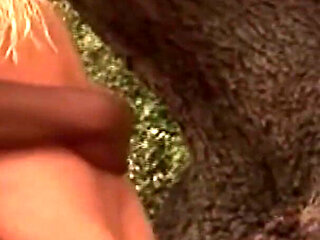 Horny blonde MILF fucked outdoor from BBC dude