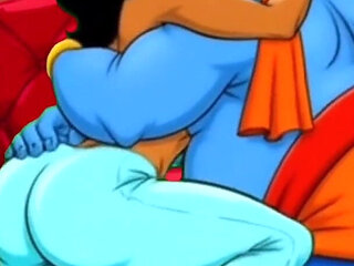 Princess Jasmine, Aladdin's Cuckolded Wife. Cartoon Parody