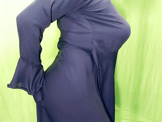 Dirty audio of Indian burqa-clad couple having sex with housewife