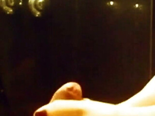 25 Mature Woman Masturbating with Her Feet up on a Glory Hole Table - Ruby