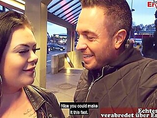 German Fat Slut Picked Up In Public For Sex Date In Berlin