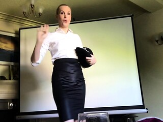 Amazing blonde german webcam milf high heel masturbation