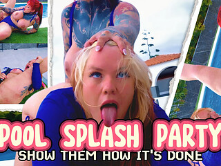 Pool Splash Party with Sabien Demonia
