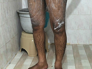 Hot Shower &  Handjob  Solo Bathroom Pleasure - 18+
