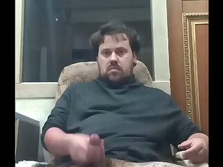 Look at how I&rsquo_m masturbating my beautiful Russian cock!