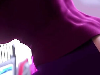 My MILF Stepmom Stuck in the Garage - 3D Hentai Animated Porn with Sound