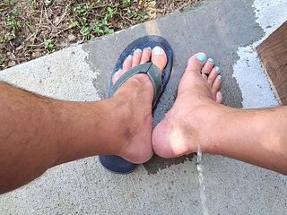 Have you ever pissed on your own feet.