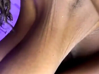 Busty blonde takes advantage of a lonely night
