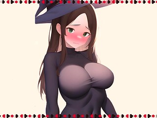 Las brujas del sexo  Brujita timida y la reina de los elfos te la chupan  JOI COMPLETO