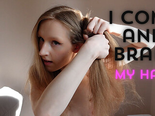 I Comb My Hair and Braid It Pigtails