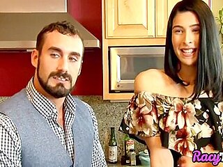 Trans Babe Drilled In Erotic Couple During Awkward Encounter